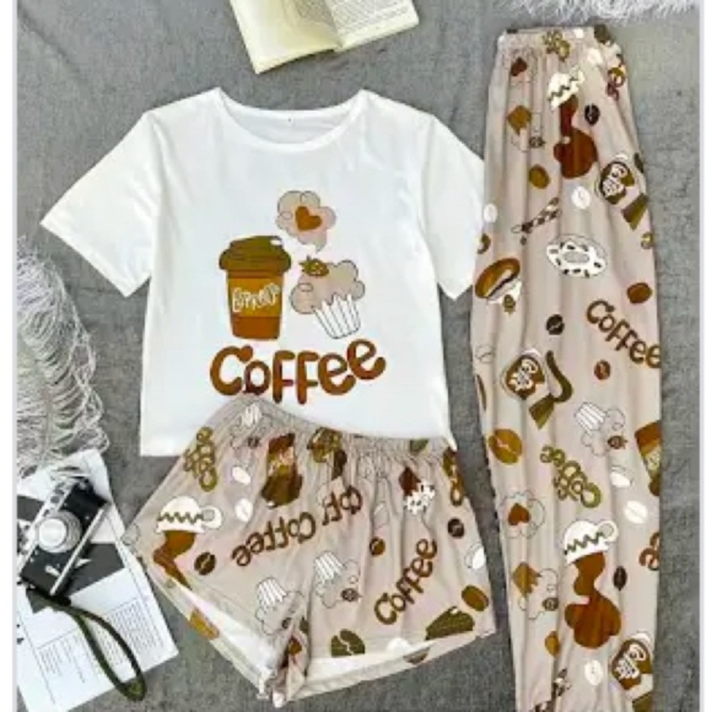 Coffee Themed Pajama Pants